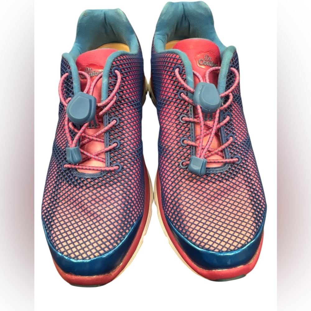 Dr Comfort Shoes Womens 7M Katy Pink Blue Extra Depth Athletic Sneakers